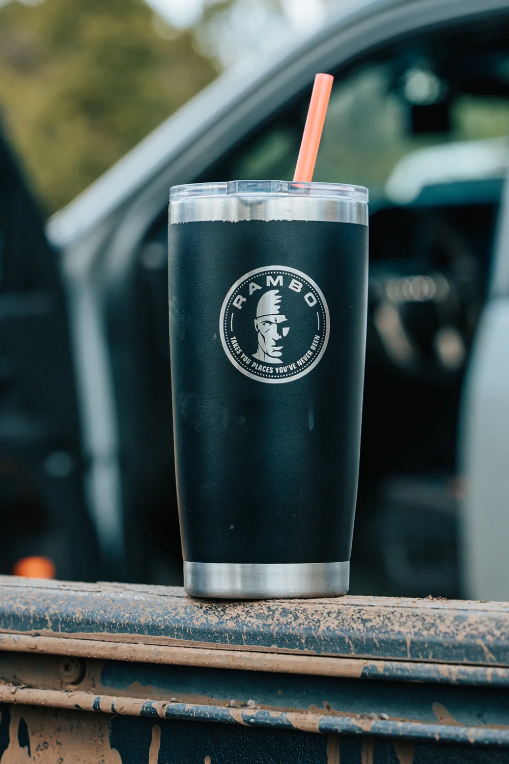 RAMBO 20oz Tumbler with Locking Lid - Image 3