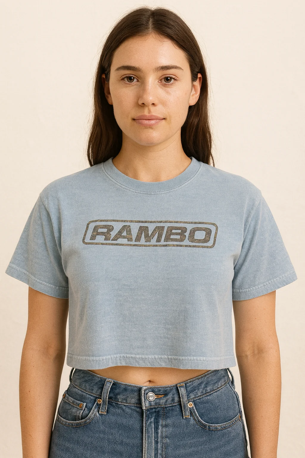 Rambo Women's Crop T-Shirt - Image 3