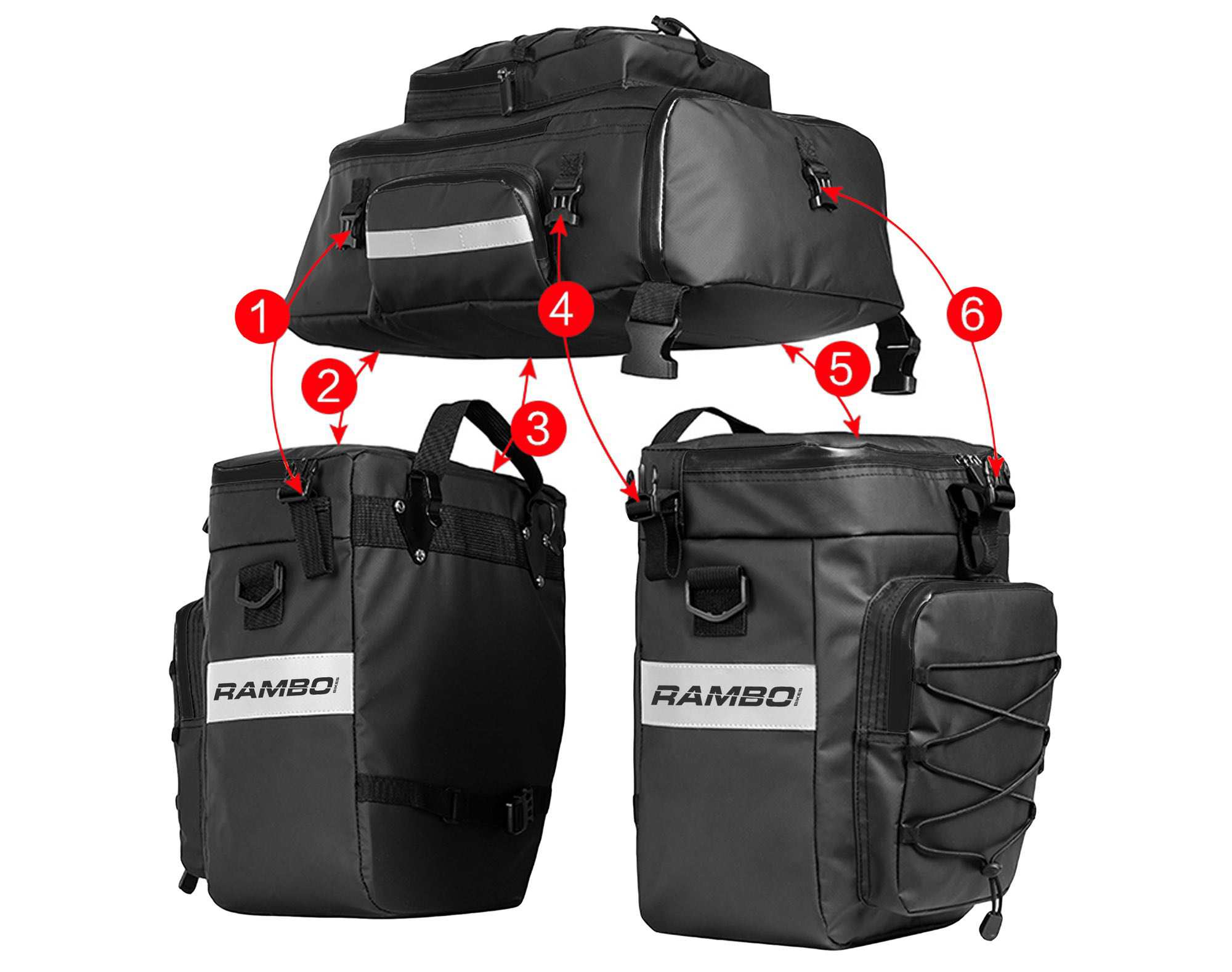 Waterproof Triple Accessory Bag- R161 - Image 5